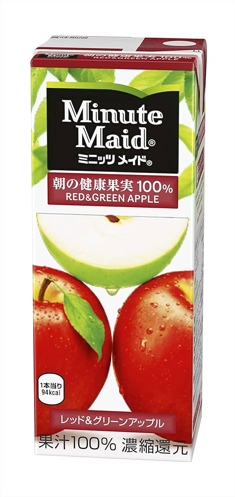 Amazon.co.jp: [冷蔵] ミニッツメイド レッド&グリーンアップル